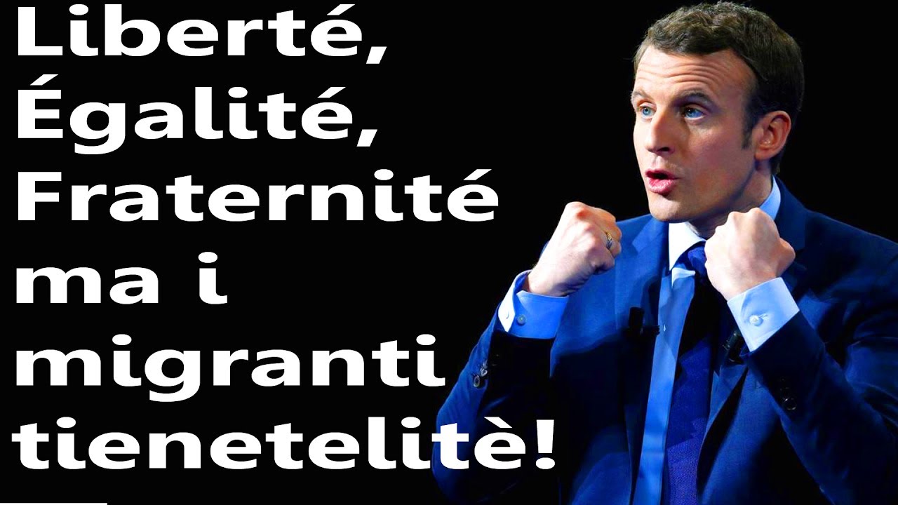 “ACCOGLIETE I MIGRANTI” | Macron apra i suoi porti e dia il buon esempio