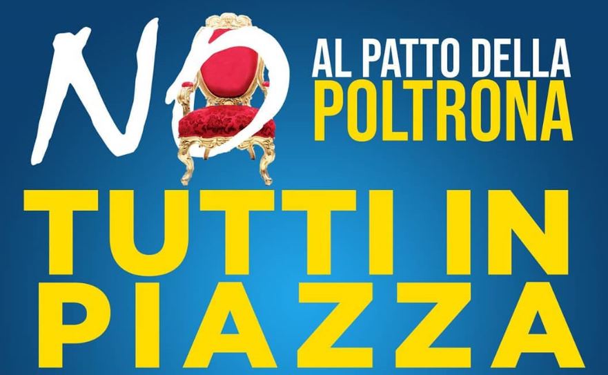 CONTE BIS | Giorgia Meloni: “In piazza per dire no al patto della poltrona”