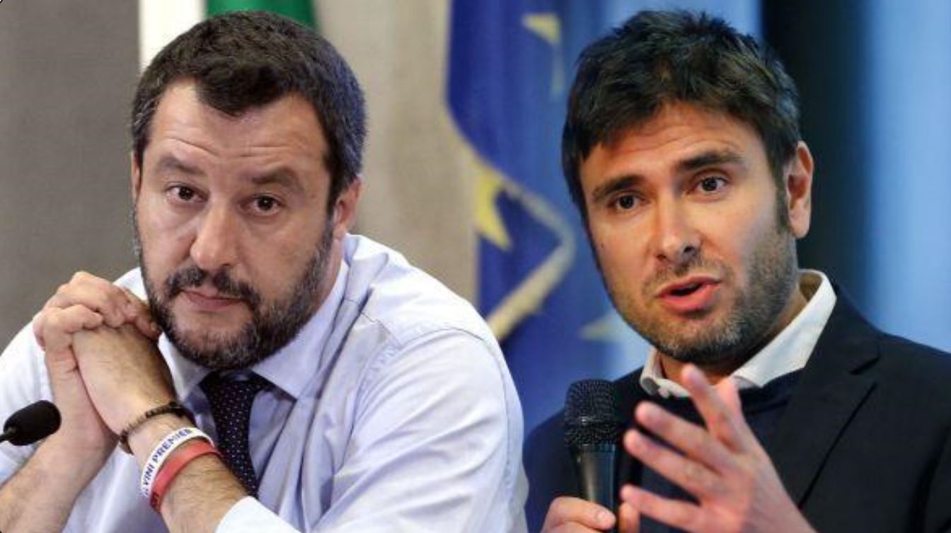VIDEO | Di Battista a Salvini: “Ti sei inginocchiato ai Benetton”. Matteo: “Ma vai a cagare”
