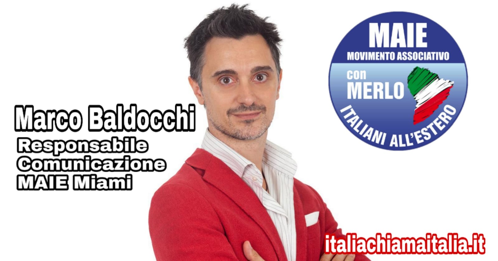 Italiani nel mondo, Marco Baldocchi nuovo responsabile comunicazione del MAIE Miami