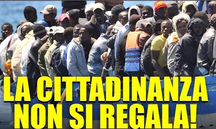 Cittadinanza agli immigrati? No, grazie
