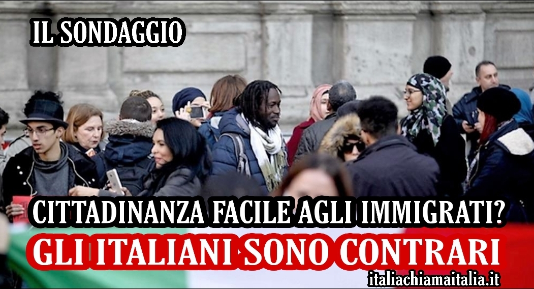 No alla cittadinanza facile: gli italiani sono contrari