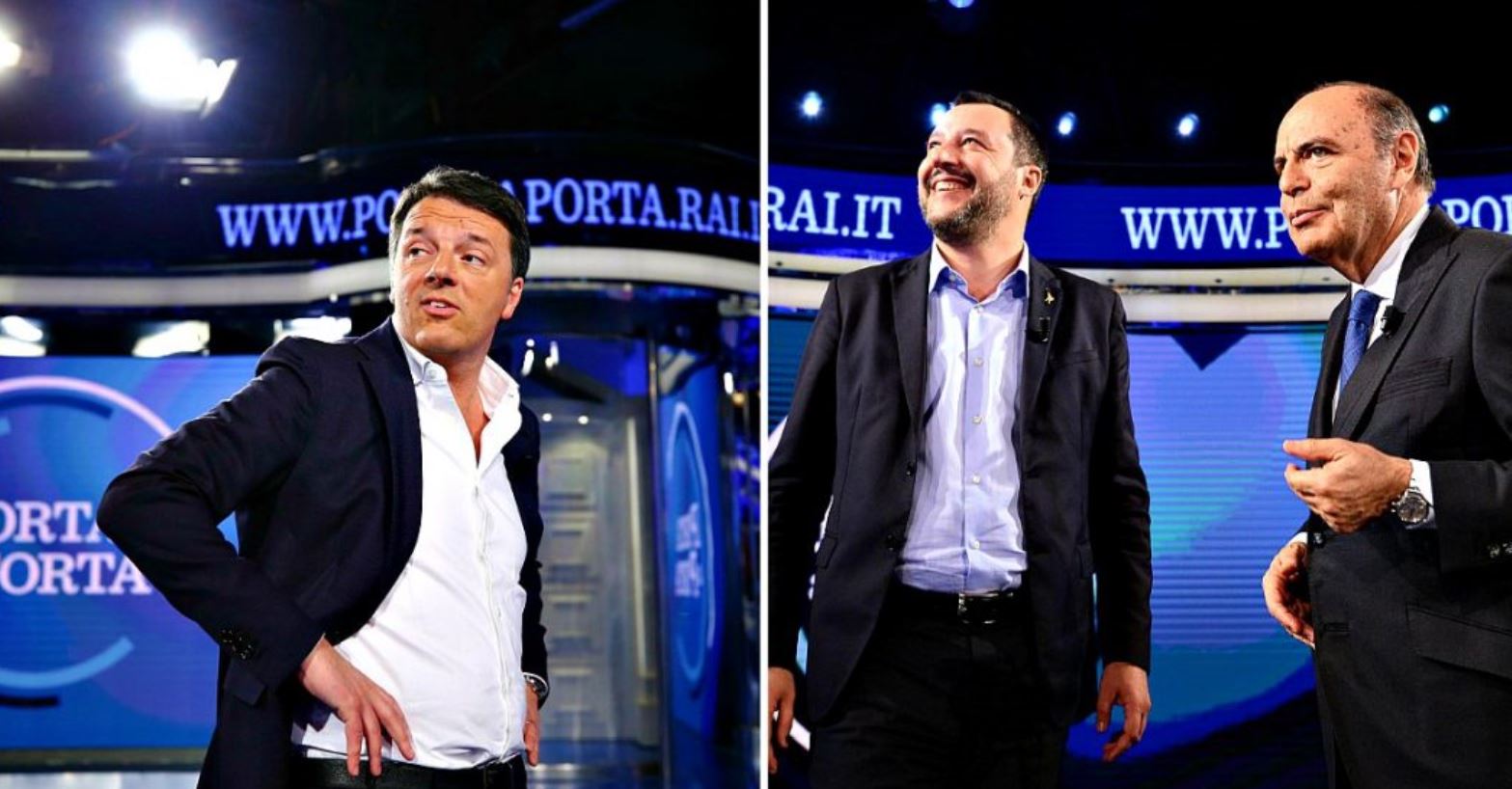 “PORTA A PORTA” |Duello Renzi-Salvini. A chi gioverà?