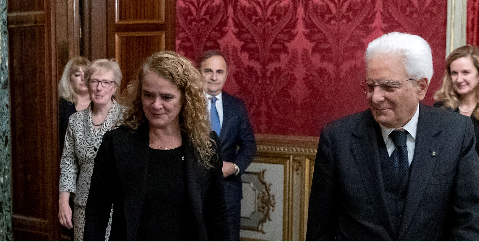 Presidente Mattarella riceve la Governatrice Generale del Canada accompagnato dal Sottosegretario Merlo