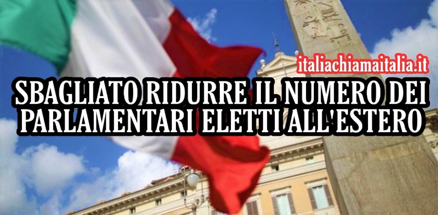 REFERENDUM | Ok ridurre il numero dei parlamentari, ma non quelli eletti all’estero