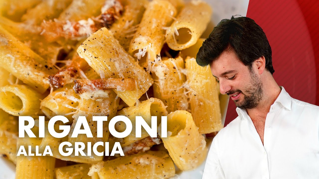 VIDEO RICETTA | Rigatoni alla gricia: uno dei 4 mostri sacri della cucina italiana