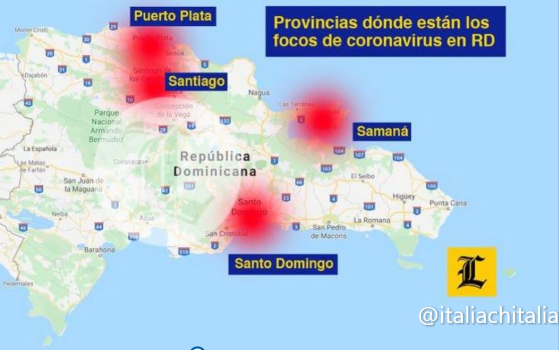 CORONAVIRUS | Repubblica Dominicana: 4.335 casi, 217 morti, 312 guariti. SOS Santiago