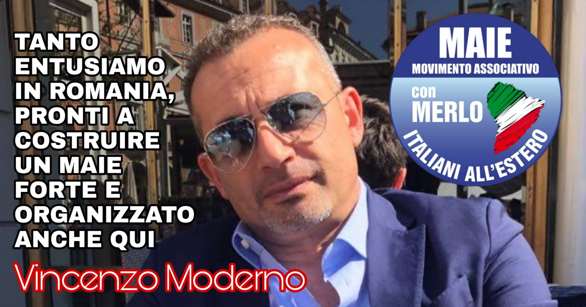 EUROPA | Italiani all’estero, Vincenzo Moderno coordinatore MAIE Romania
