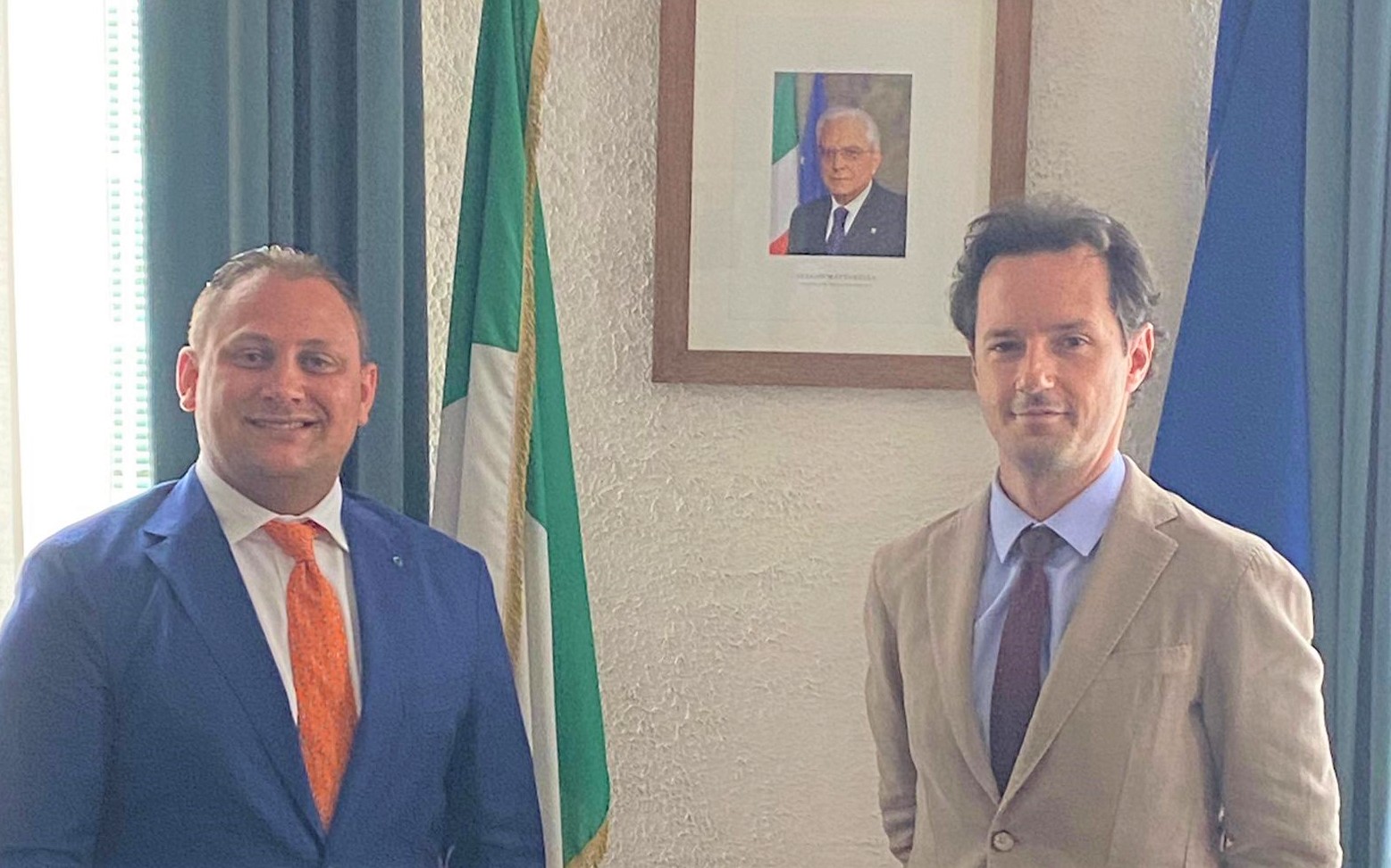Italiani all’estero, Patamia (MAIE) incontra il Console d’Italia a Marsiglia Alessandro Giovine