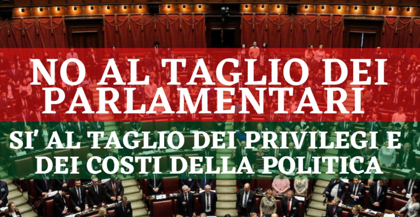 Italiani all’estero, dalla Svizzera il Comitato promotore “NO al taglio dei Parlamentari”