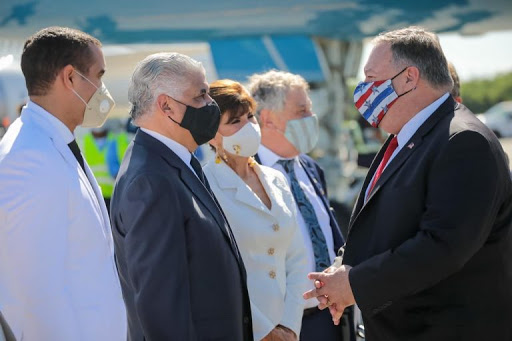 Mike Pompeo, segretario di Stato Usa, in visita in Repubblica Dominicana
