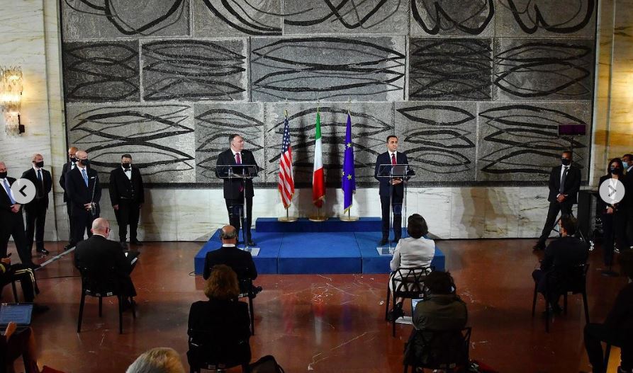 CORONAVIRUS | Di Maio incontra il Segretario di Stato Usa Mike Pompeo: “Ha apprezzato il modello italiano” [VIDEO]