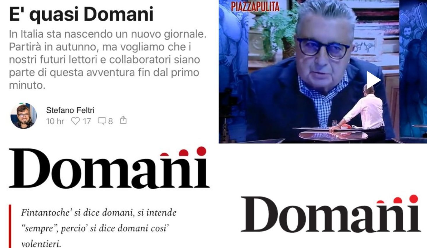 EDICOLA | ‘Domani’, il giornale di ieri