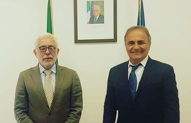 FARNESINA | Sottosegretario Merlo riceve l’Ambasciatore del Perù in Italia, Eduardo Martinetti Macedo