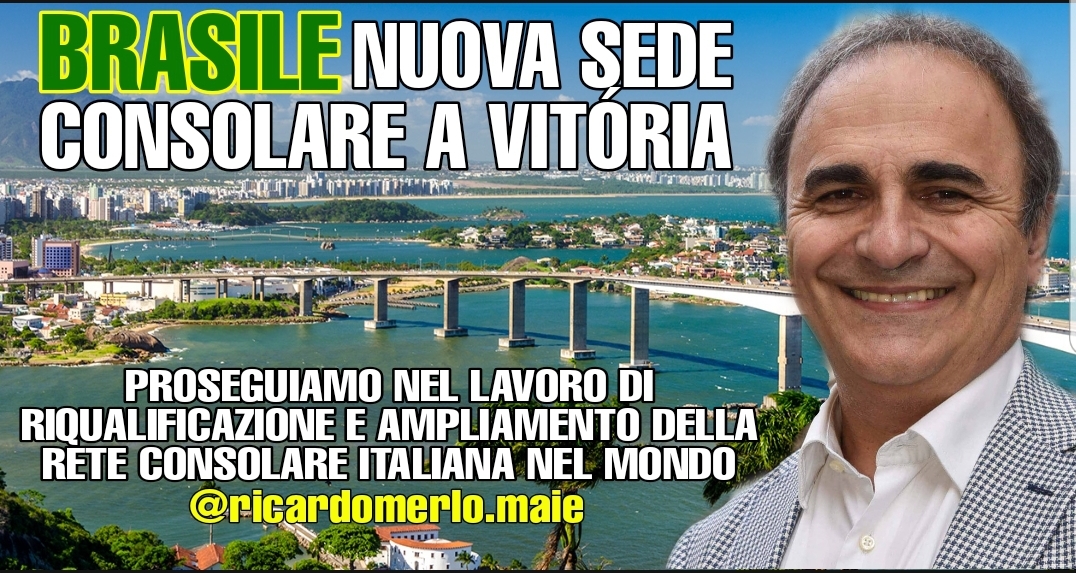 BRASILE | Sottosegretario Merlo: “Il 16 novembre apriamo la nuova sede consolare a Vitória”