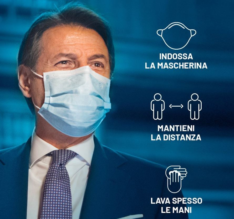 CORONAVIRUS | Conte firma il nuovo Dpcm, coprifuoco alle 22 e zone rosse