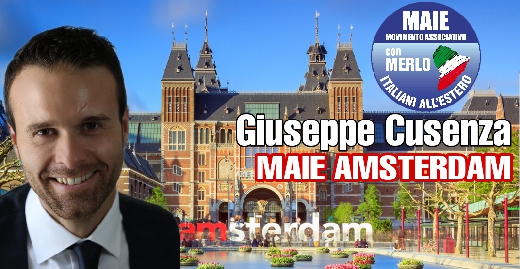 Italiani all’estero, Giuseppe Cusenza coordinatore MAIE Amsterdam