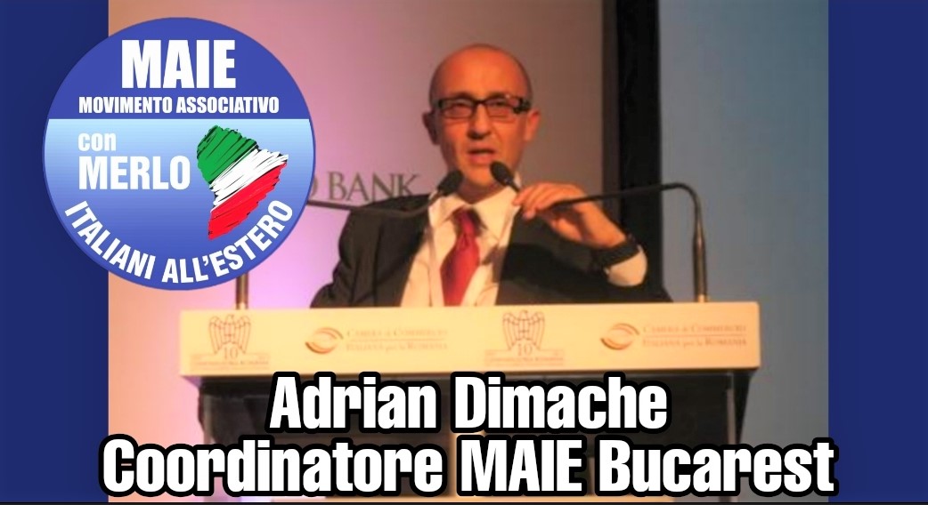 ROMANIA | Italiani all’estero, Adrian Dimache coordinatore MAIE a Bucarest