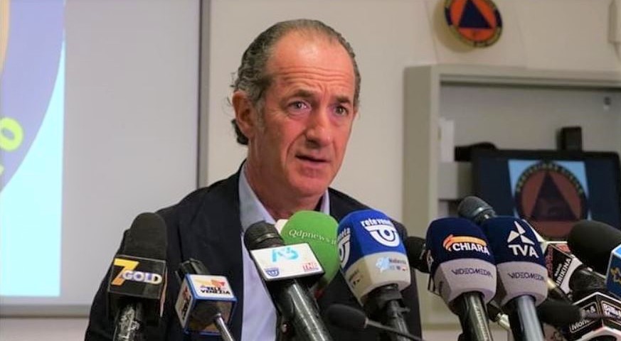CORONAVIRUS | Zaia: “Ringrazio i veneti per aver rispettato le regole, ora ci vuole un lavoro di squadra” [VIDEO]