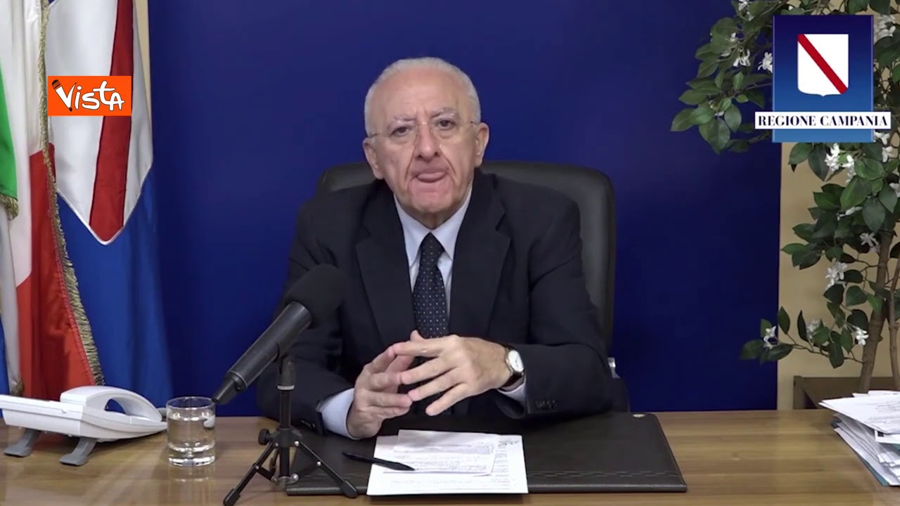 COVID | De Luca: “Dati incoraggianti sono frutto delle nostre scelte, non del governo” [VIDEO]