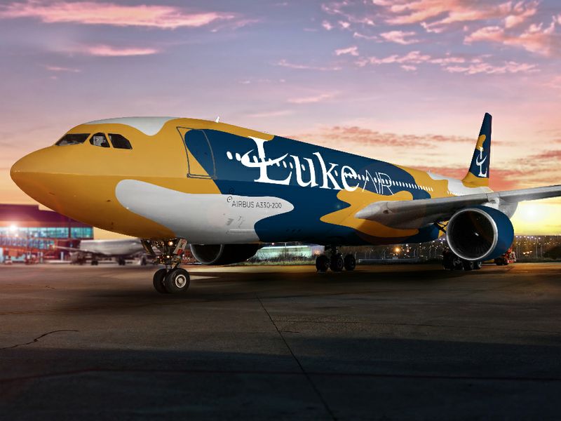 Luke Air presenta il nuovo Airbus A330-200 dedicato ai voli di lungo raggio