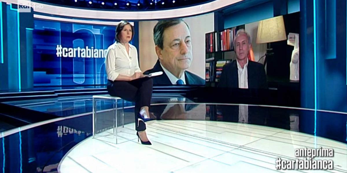 VIDEO | A Cartabianca (Rai 3) Travaglio asfalta il governo di San Mario Draghi