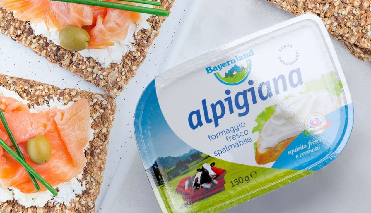 Formaggio Alpigiana di Bayenrland, leggera bontà tutta da spalmare