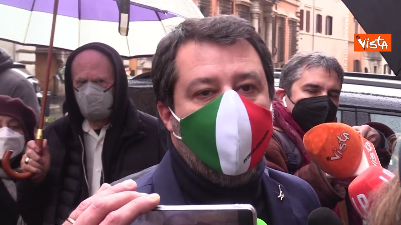 QUIRINALE | Salvini: “Estremamente fiducioso, centrodestra voterà compatto dall’inizio alla fine” [VIDEO]