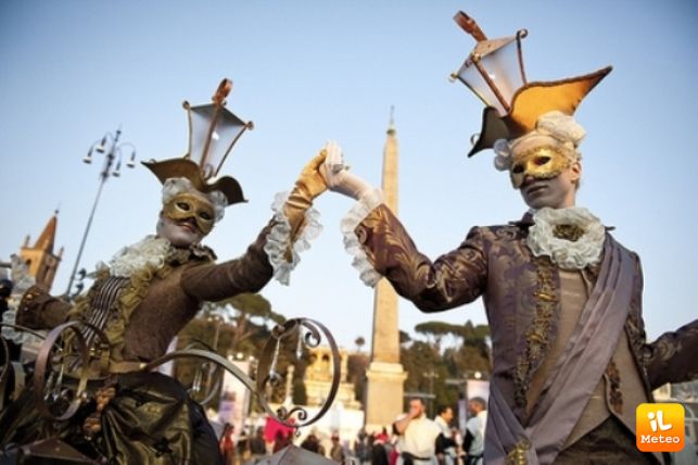 Le maschere del Carnevale romano