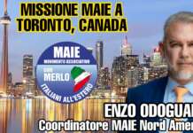 Enzo Odoguardi, coordinatore MAIE Nord America, a Toronto