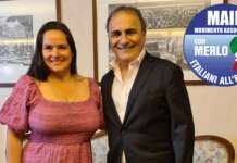 Il Sen. Ricardo Merlo, presidente MAIE, con Luciana Laspro, coordinatrice MAIE San Paolo - Brasile