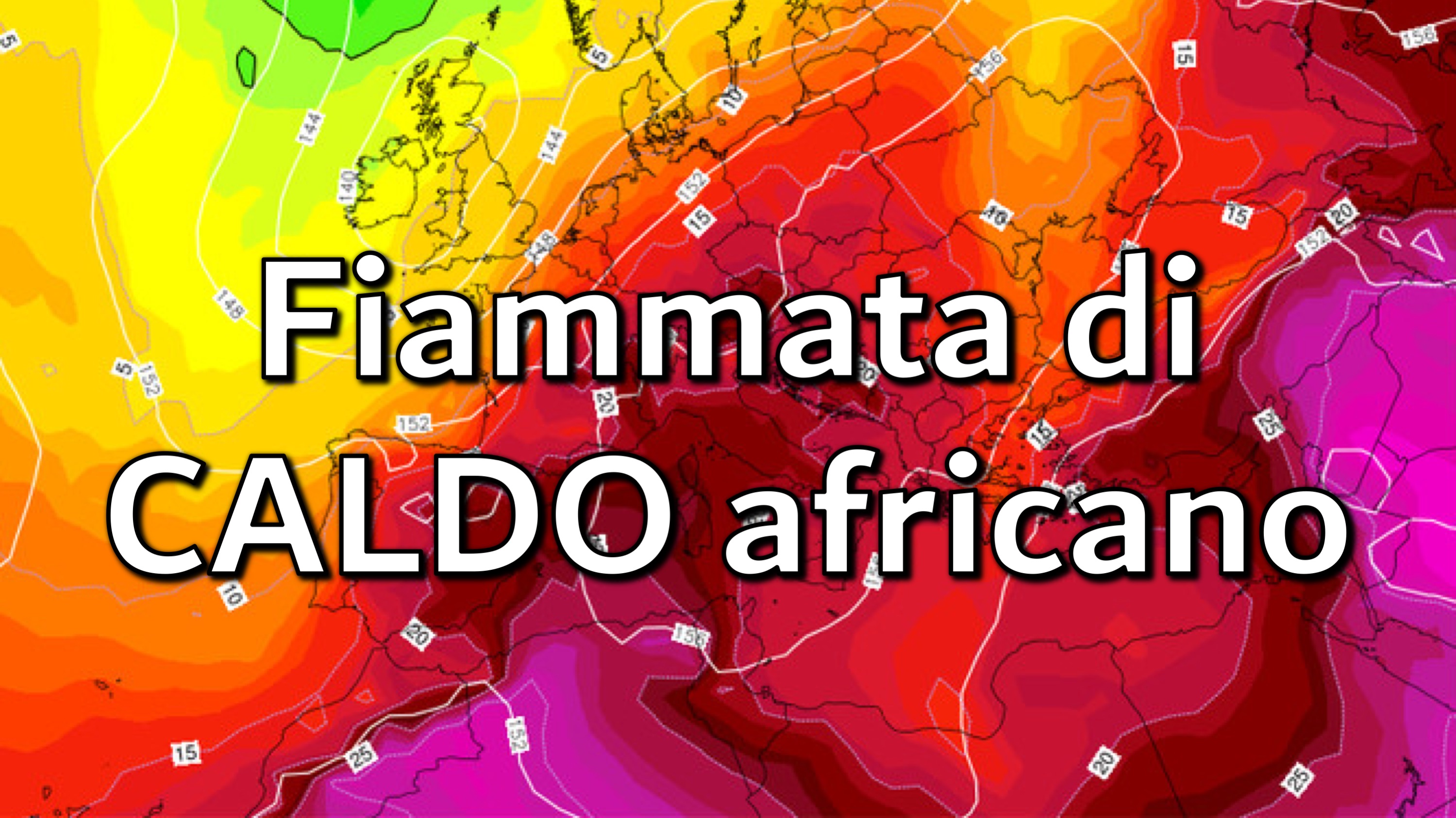 Meteo, caldo africano