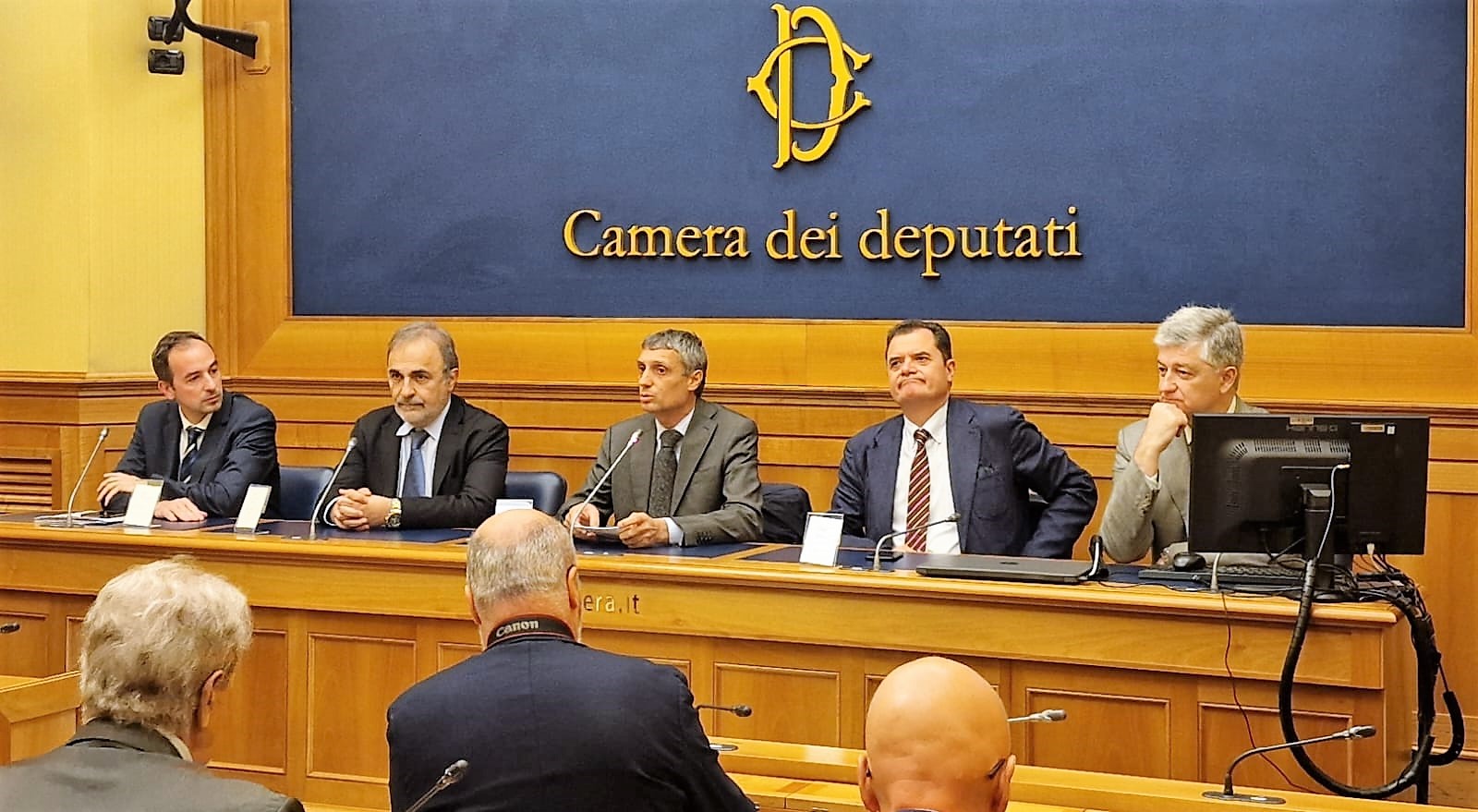 Voto all'estero, un momento della conferenza stampa a Montecitorio