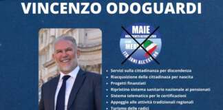 Vincenzo Odoguardi, candidato senatore con la lista MAIE nella ripartizione estera Nord e Centro America