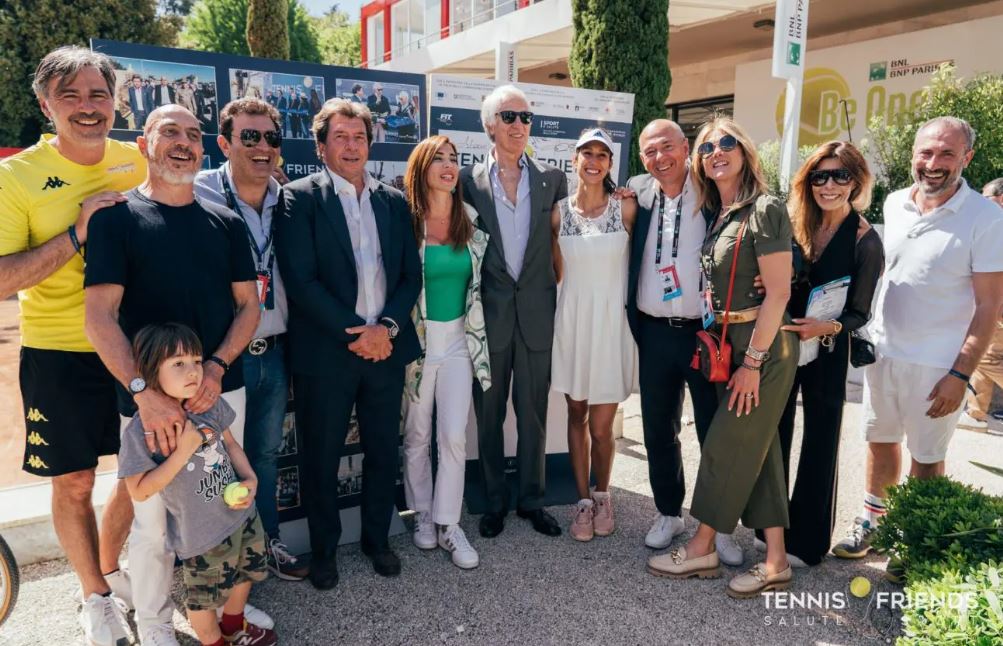 Totti, Fiorello e Bonolis tra gli ambassador di 'Tennis & Friends'