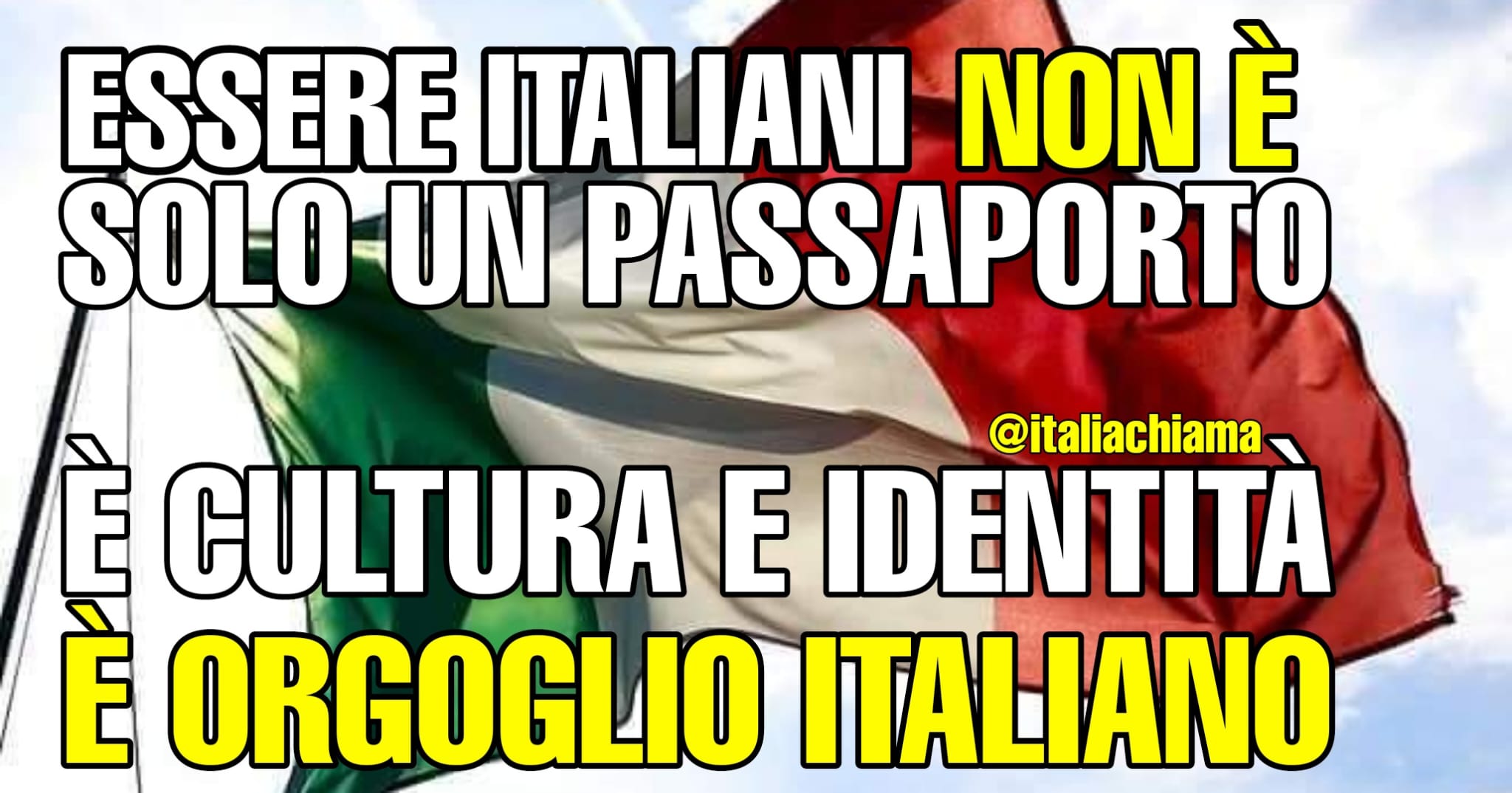 NON SIAMO SOLO UN PASSAPORTO | Siamo italiani, non gente qualunque