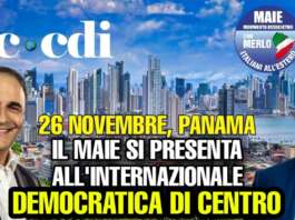 PANAMA | Merlo e Odoguardi (MAIE) presentano il MAIE all’Internazionale Democratica di Centro