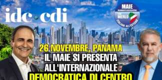 PANAMA | Merlo e Odoguardi (MAIE) presentano il MAIE all’Internazionale Democratica di Centro