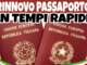 Rinnovo del passaporto