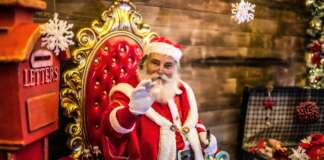Con Babbo Natale inaugurato CHRISTMAS WORLD a Villa Borghese