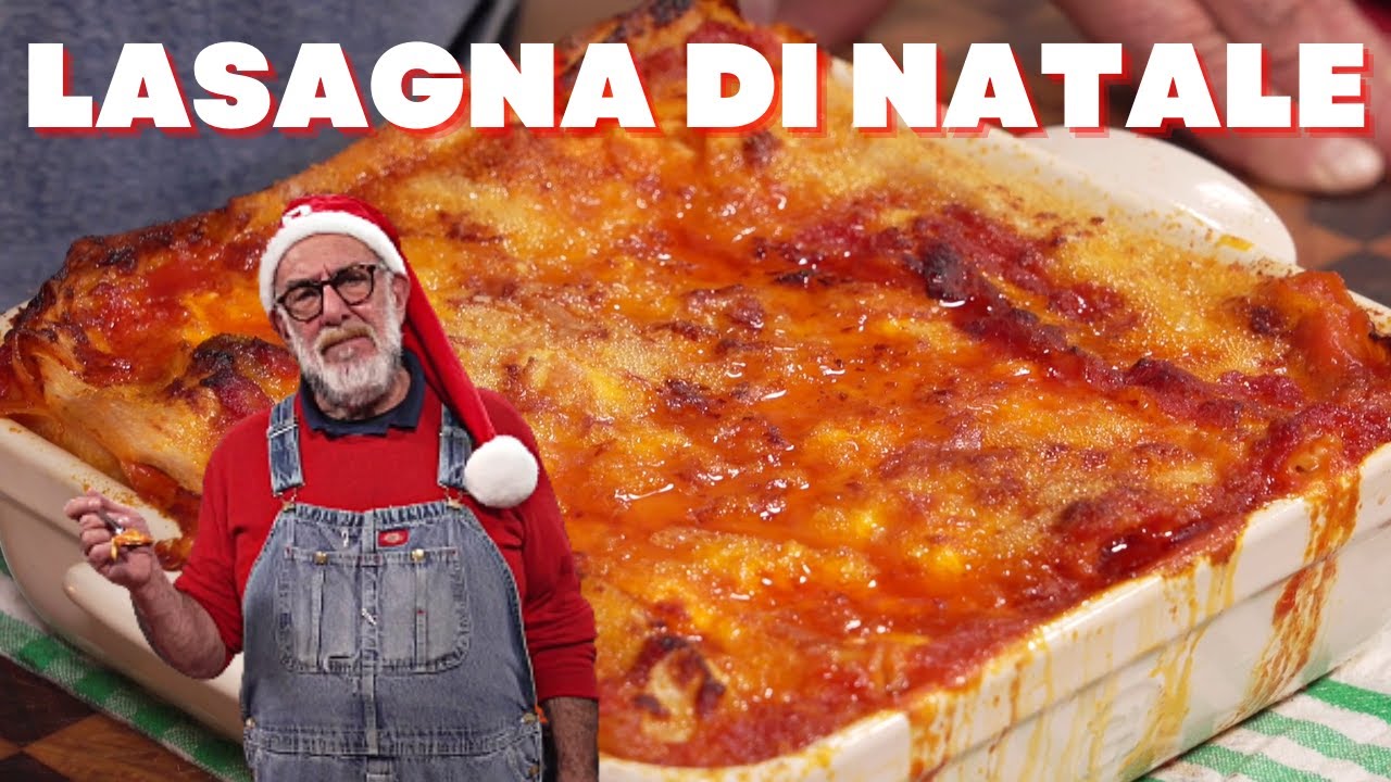 LASAGNA DI NATALE NEL FORNO A LEGNA | Le Ricette delle Feste [VIDEO]