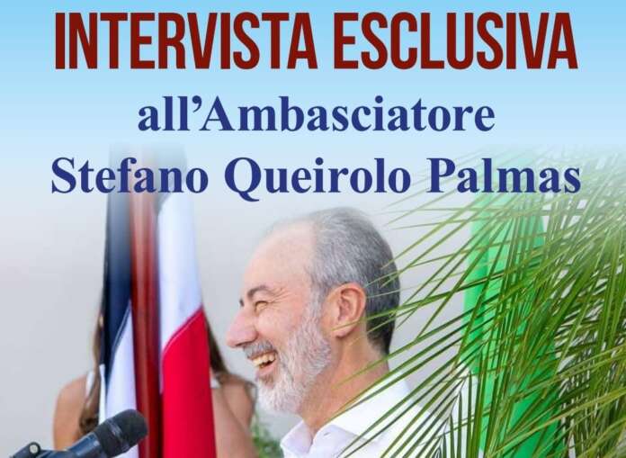 L'Ambasciatore d'Italia a Santo Domingo, Stefano Queirolo Palmas, in copertina su Azzurro Caribe, periodico degli italiani di Centro America e Caraibi