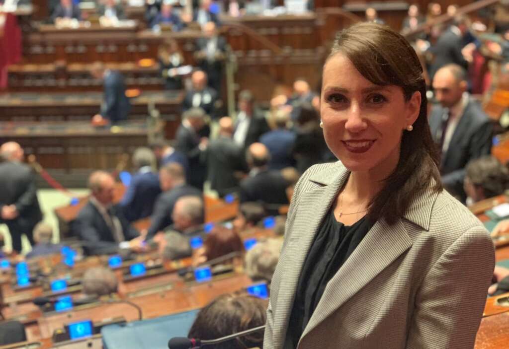 Federica Onori, deputata M5S eletta nella ripartizione estera Europa