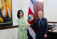 In occasione di una sua visita ufficiale in Costa Rica, la senatrice La Marca ha avuto il piacere di conversare con la Vice Ministra degli Esteri Lydia Petrella