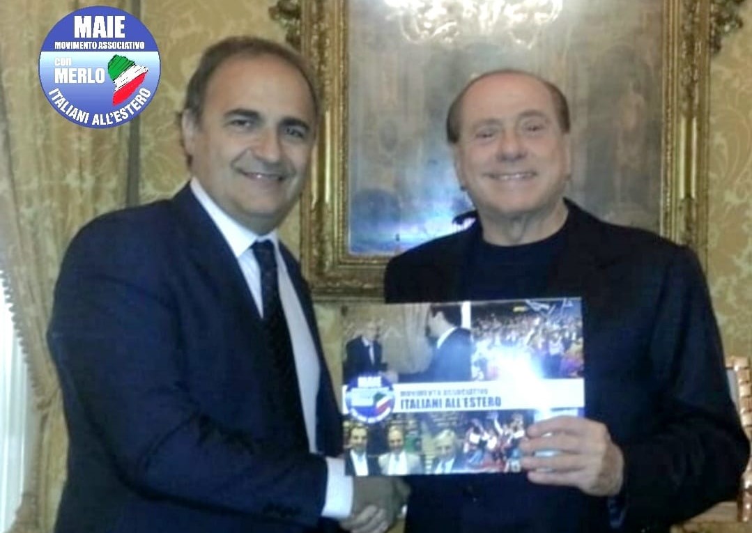 Silvio Berlusconi e Ricardo Merlo
