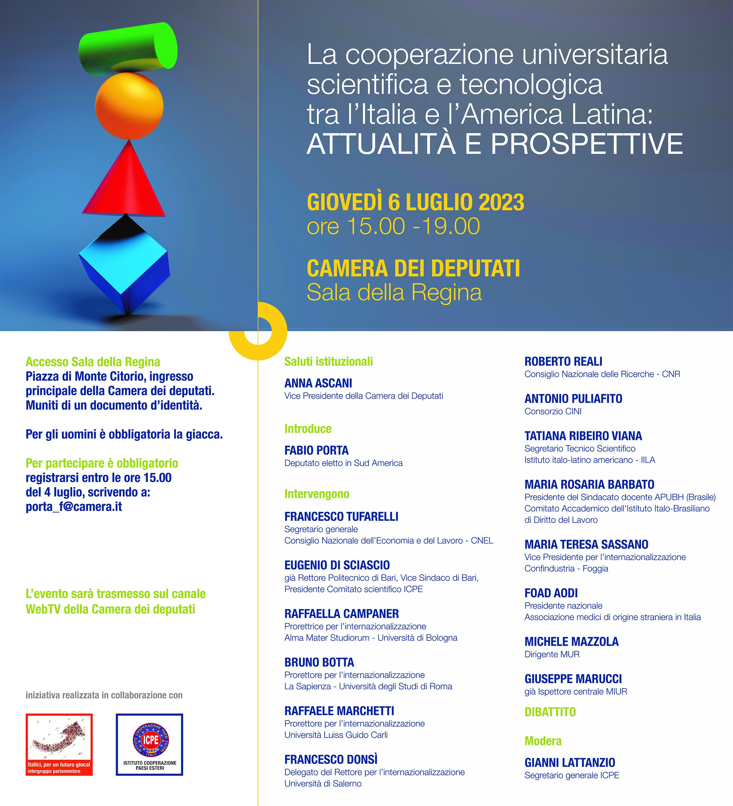 Convegno alla Camera
