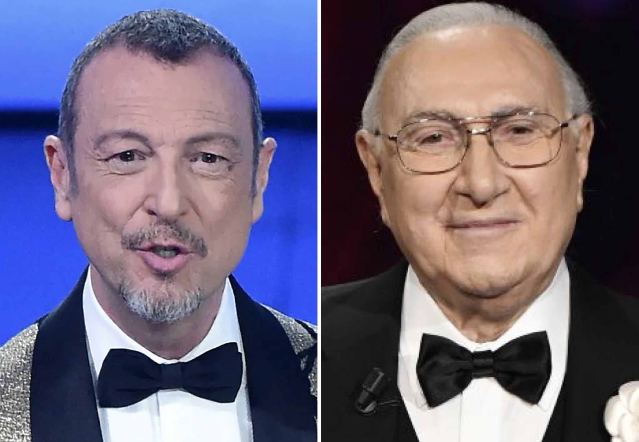SANREMO | Amadeus e Pippo Paudo