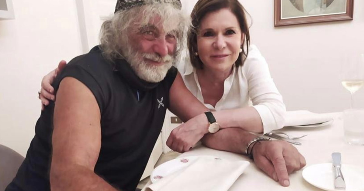 Bianca Berlinguer e Mauro Corona