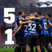 Inter batte Milan a San Siro per 5 a 1