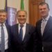 Al centro della foto il presidente del MAIE Ricardo Merlo, con l'On. Maurizio Lupi e il Sottosegretario agli Esteri Giorgio Silli